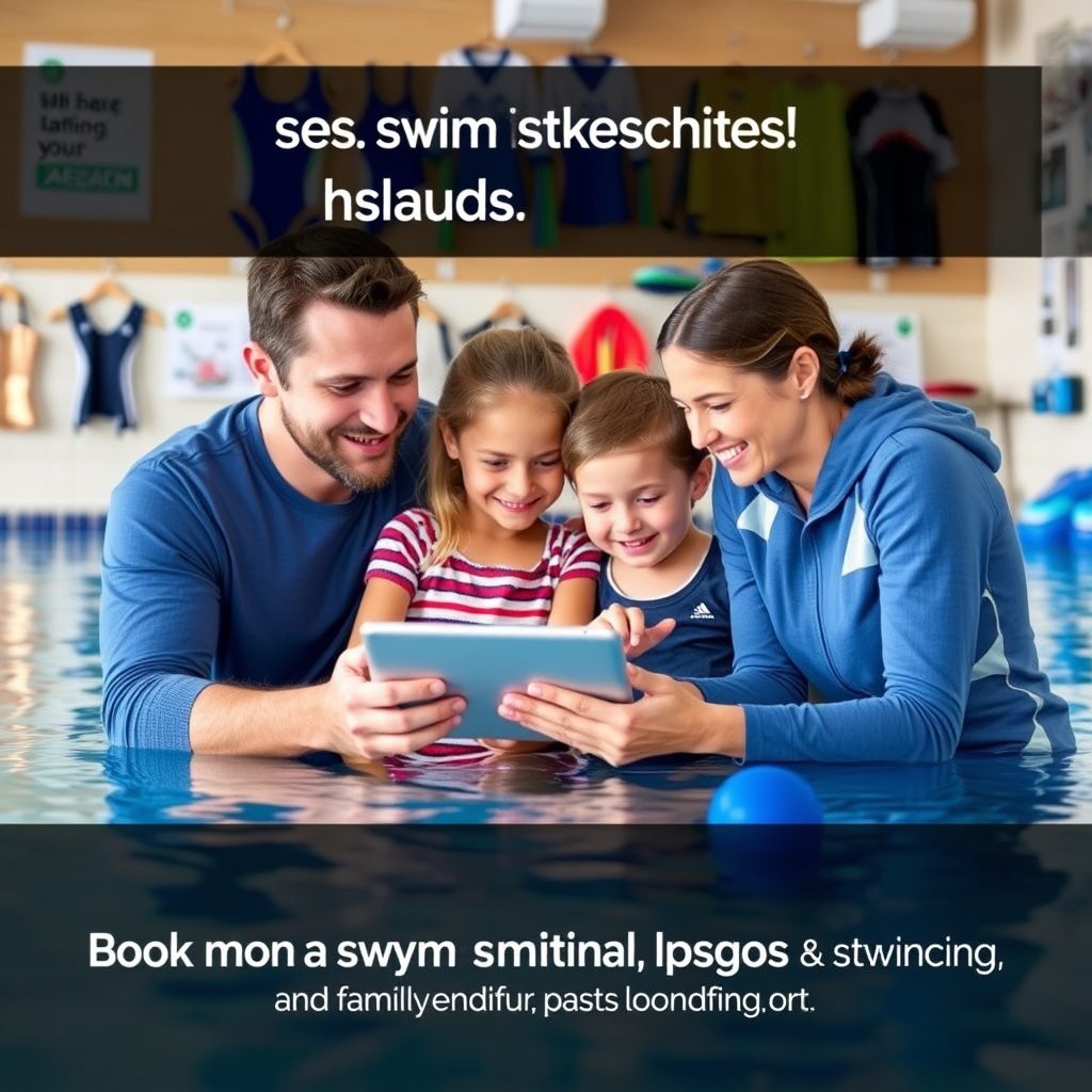 Family swimming classes.